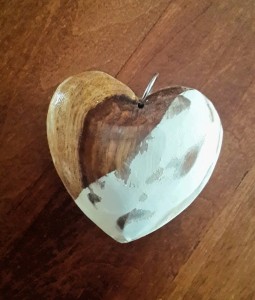 N21 PENDANT Wood - White Paint Large   